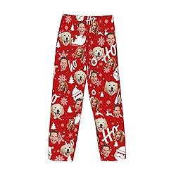 Custom Face Pajama Pants - Personalized Christmas