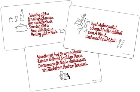 amazon de 3 er fruhstucksbrettchen set mit verschiedenen lustigen spruchen 23 5 x 14 cm 0836 motiv brettchen set von inkognito kunstler inkognito