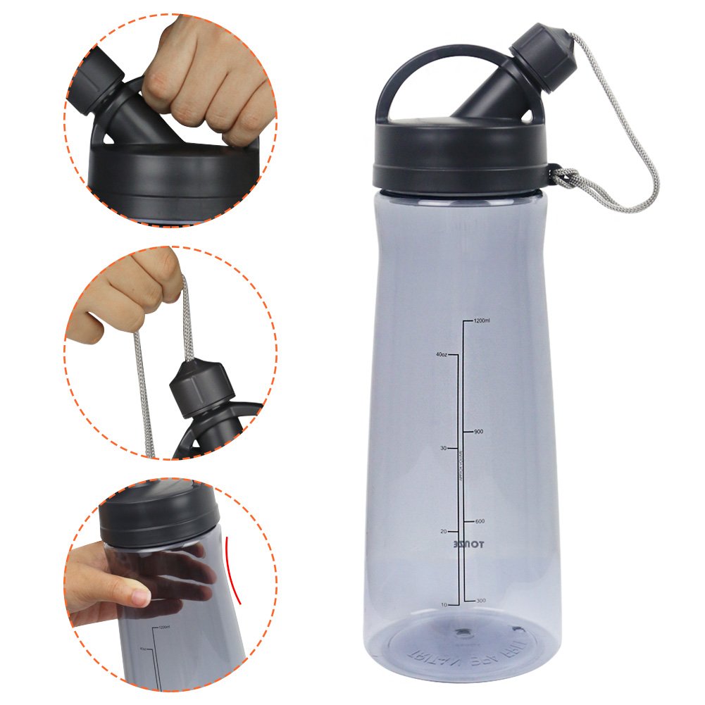 Botella de Agua Sport, Botella de Agua Libre de Bpa, Botella de Agua 1,6L para Gimnasio
