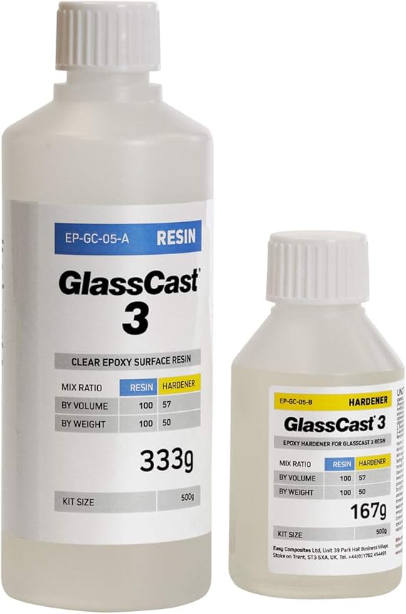 GlassCast® 3 Clear Epoxy Coating Resin (500g) Original Penny Floor