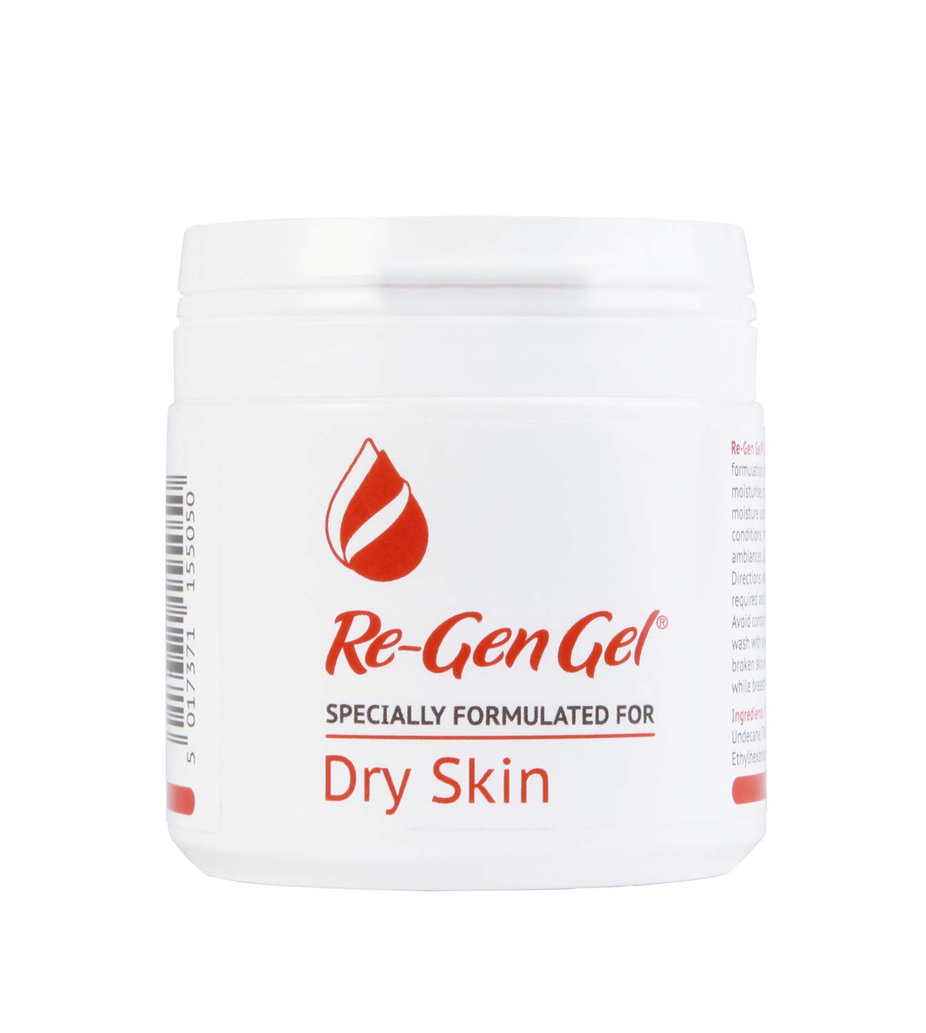 Re-Gen Gel, Face and Body Moisturiser, Fast Absorbing Dry Gel for Long Lasting Hydration, 125ml