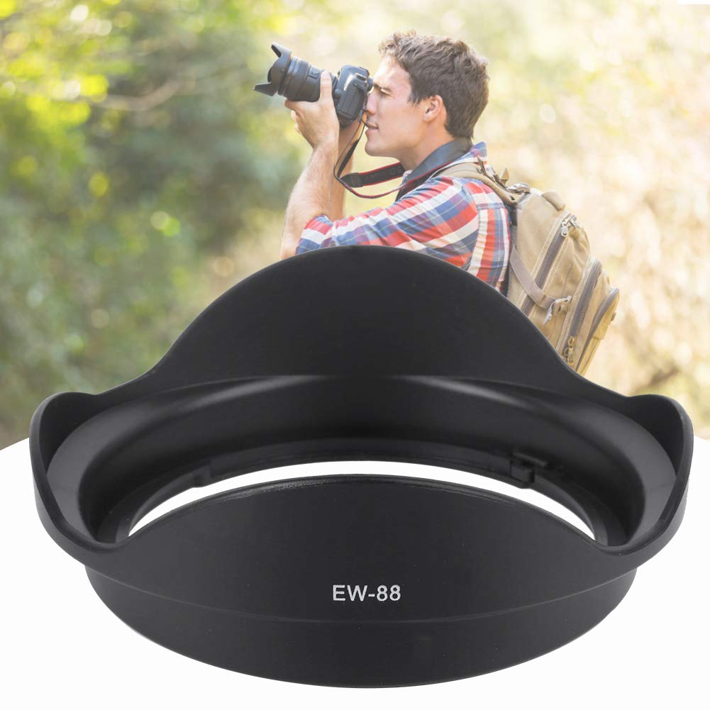 Bindpo EW88 Lens Hood, Camera Lens Sunshade Rainproof Cover Replacement for Canon EF 1635mm F/2.8L II USM