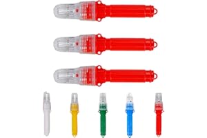 Boat Flares, Boat Safety kit Marine Flares Coasts Guard Approved, Intelligent Light Control Emergency Flares for Fishing Nets