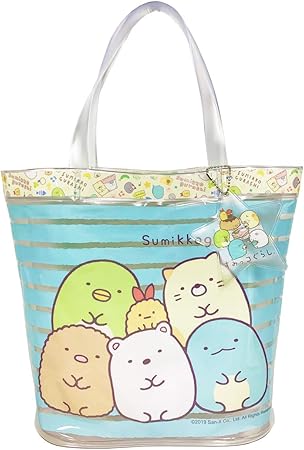 Amazon すみっコぐらし 19 三洋 プールバッグ キャラクタービーチバッグ 海 プール 川などのレジャー 本体 奥行14cm 本体 高さ27 5cm 本体 幅27cm ネームタグ 工具箱 収納ケース