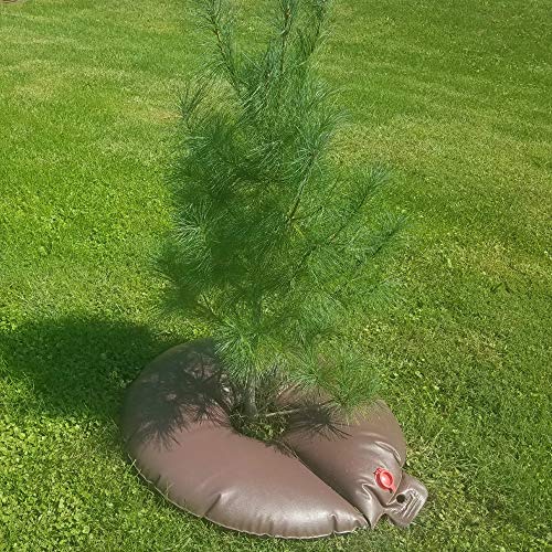 Iowa Worm Composting Tree Watering Bundle, 4 Items - 2 Slow Release Watering Bags for Trees 15 gal.- 1 Slow Release Watering Bag for Trees and Shrubs 15 Gal.- 1 Handy Frig Magnet Watering Reminder