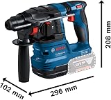 Bosch Professional 18V Rotary Hammer GBH 18V-22 SDS Plus, No Battery/Charger view 3