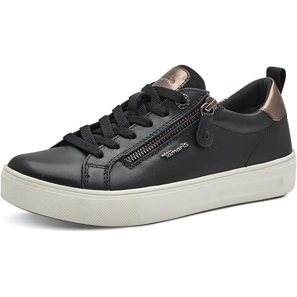 Chaussures Tamaris Femme Modèle 1-1-23723-27 - Tissu Oxford Blanc, Confortables - Chaussures Tendance Quotidiennes