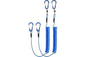 Booms Fishing T02 Fishing Pole Tether, Kayak Paddle Leash, Paddle Board Fishing Accessories, Heavy Duty Fishing Lanyard for Fishing Tools/Rods/Paddles