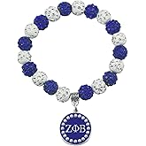 Scwasen ZPB Bracelet for Women Soror 1920 ZPB Sorority Gift Greek Paraphernalia Bracelet for Finer Women Gift
