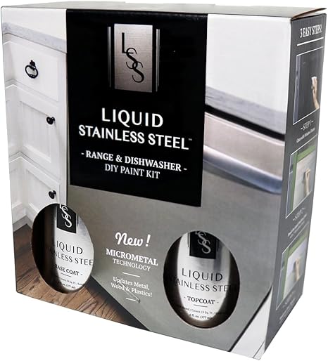 Liquid Stainless Steel Range Dishwasher Kit House Paint