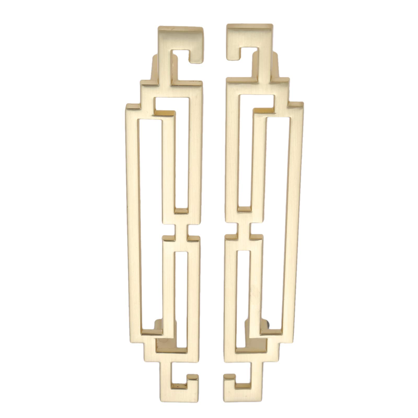 Mgoodoo 128mm Gold Handles 2 Pack, Kitchen Cabinet Handles Door Drawer Handles and Knobs Furniture Hardware Retro European Style