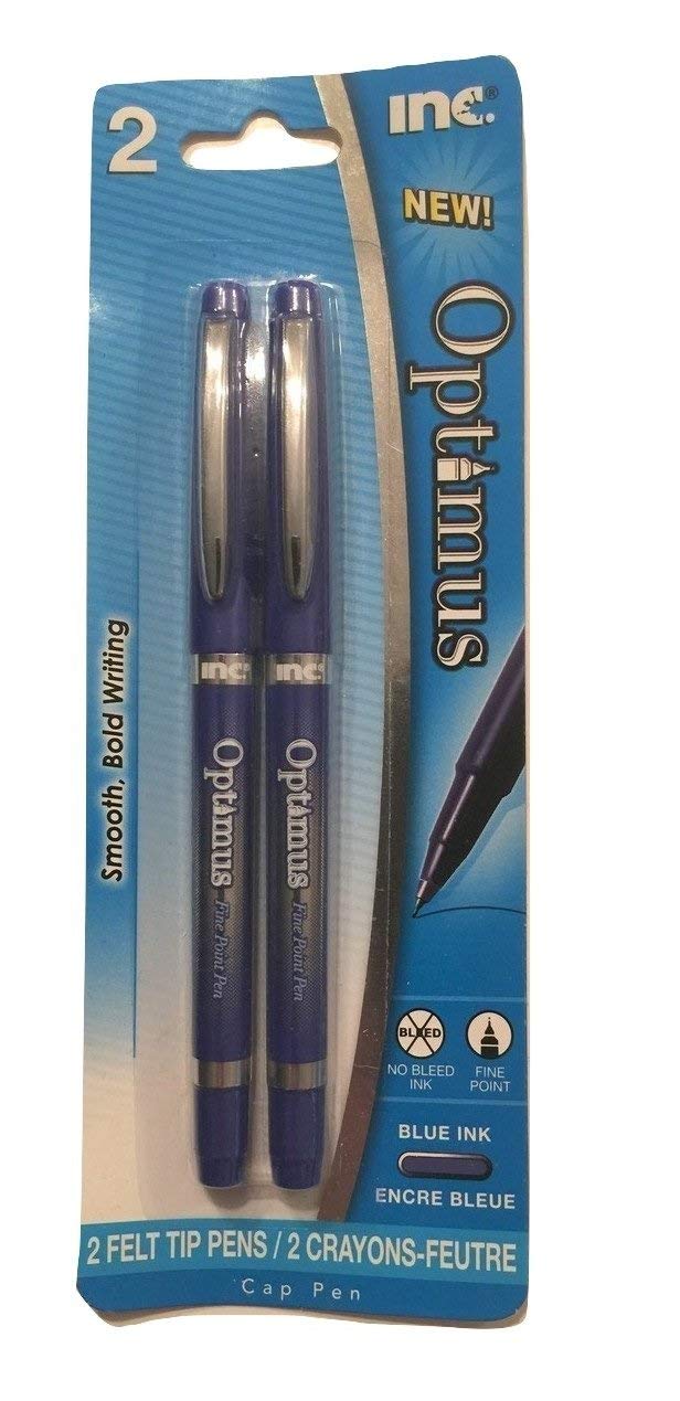 Peachtree Playthings Inc. Optimus Felt Tip Pens Blue (2 Pen Package