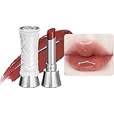 Flower Knows Swan Ballet Shine Lipstick,Hydrating Solid Lip Gloss,Moisturizing Red Tinted Lip Balm-Long Lasting Lip Gloss in Balm for Girls&Women(B09 Midsummer Night)