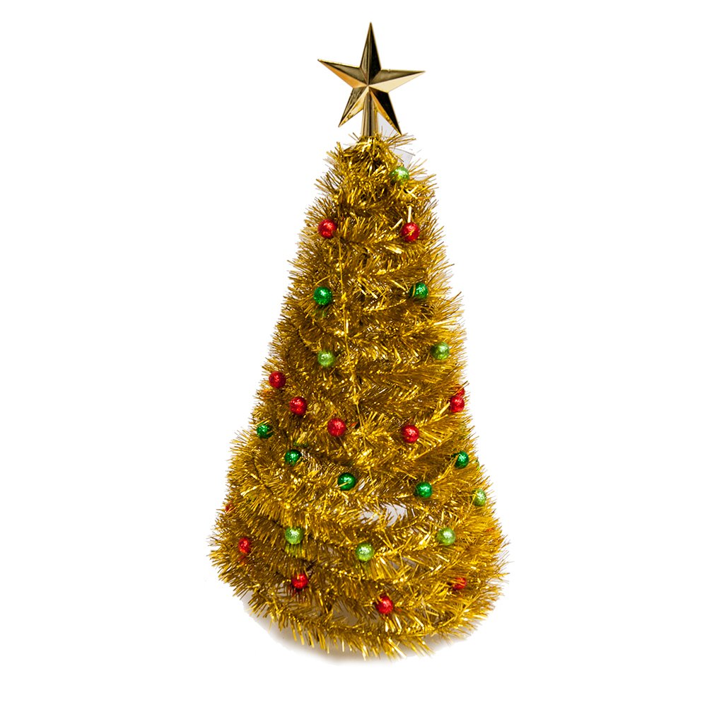 Other Decorated Popup Christmas Tree Gold Amazon.co.uk Kitchen & Home