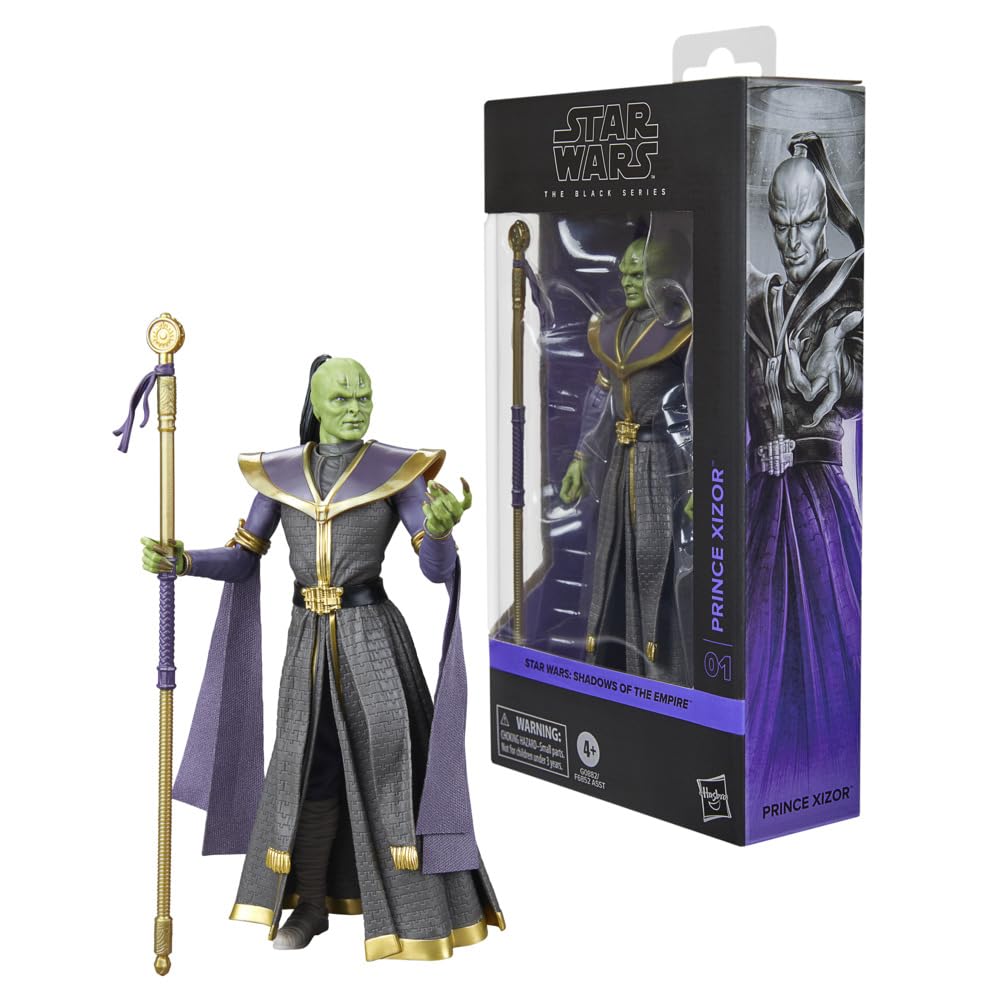 Star Wars The Black Series Prince Xizor, Shadows of the Empire Premium Collectible 6 Inch Action Figure