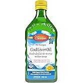 Carlson - Cod Liver Oil, 1100 mg Omega-3s + A & D3, Wild-Caught Norwegian Arctic Cod-Liver Oil, Sustainably Sourced Nordic Fi