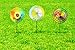 Dreamline Product Garden Pinwheel 3 Pack Made of Durable 100% Weatherproof Nylon and Fiberglass | Rainbow Colored Spinner for Gardens Dance in The slightest of breezes.