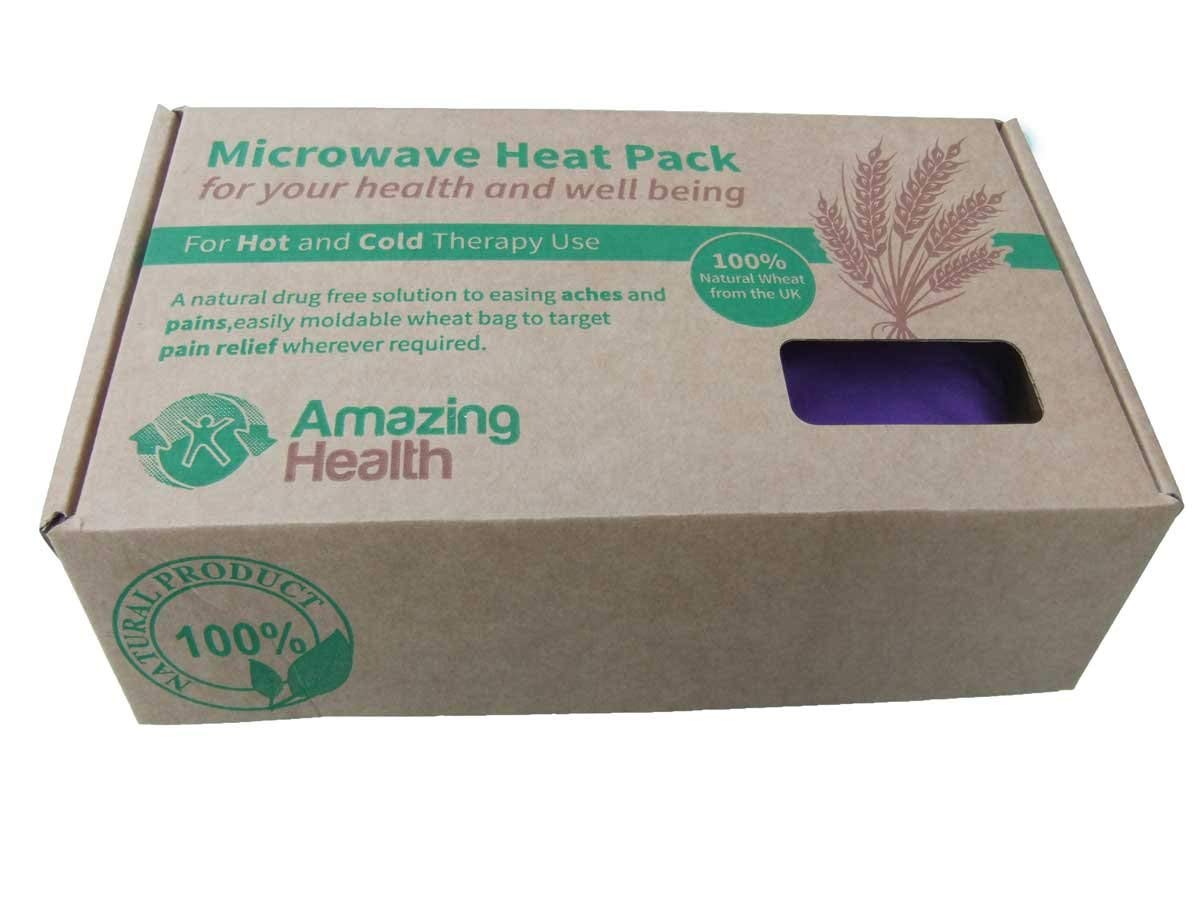 Unscented Microwave wheat bag UK Made NON Scented Black, Made In