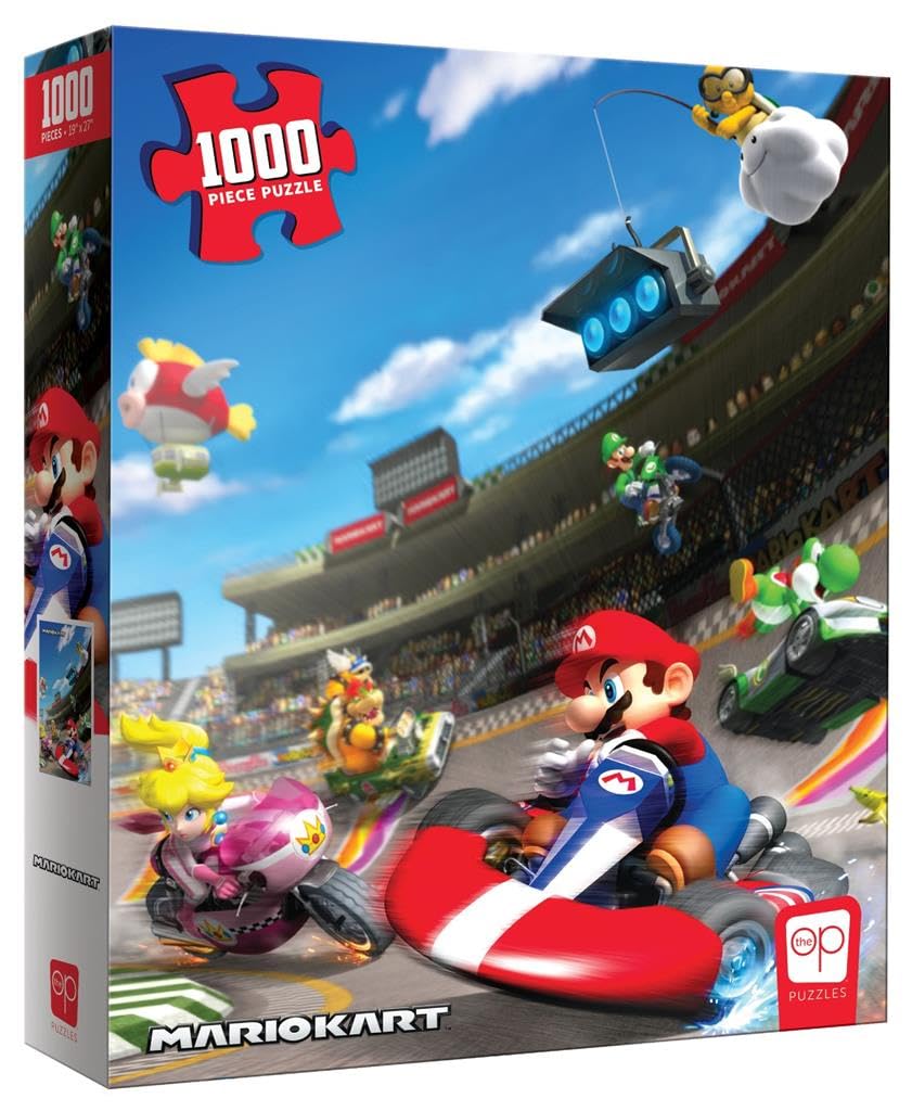 USAopoly PZ005-678 Mario Kart Jigsaw Puzzle 1000 Pieces Assorted Colours