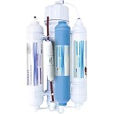 Geekpure 4 Stage Portable Reverse Osmosis Water Filtration System-100 GPD | Aquarium RO Drinking Water Purifier- with DI Filter TDS Down to 0 ppm