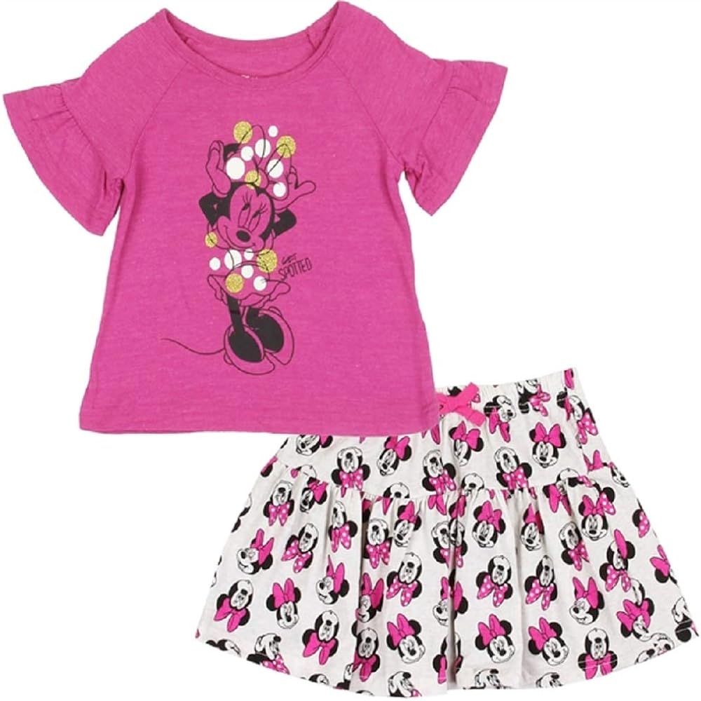 Disney Toddler Girls 2pc. Minnie Mouse Skirt Set Clothing