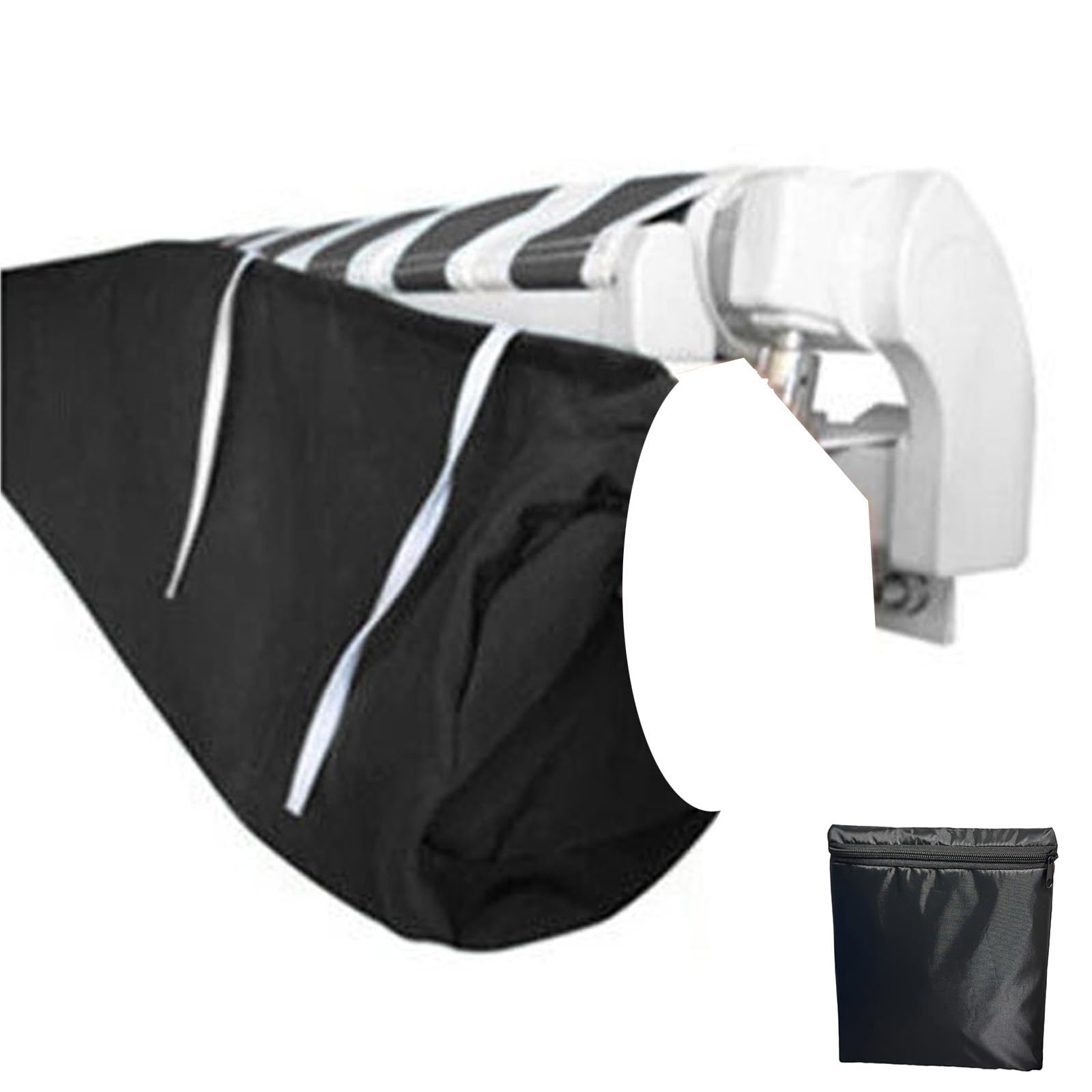 Awning Cover, Retractable Canopy Sun Protector Awning Dust Cover Awning Bag with String, Heavy Duty Waterproof Polyester Fabric of 3.5M Wide for Outdoor Balcony Patio Canopy Storage Bag