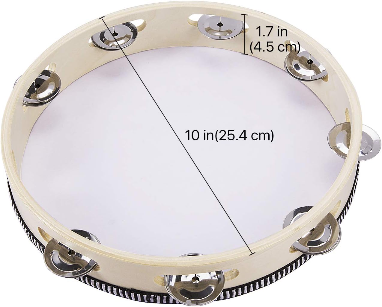 Musical Instruments Hand Held Percussion Drum Moon Musical Tambourine