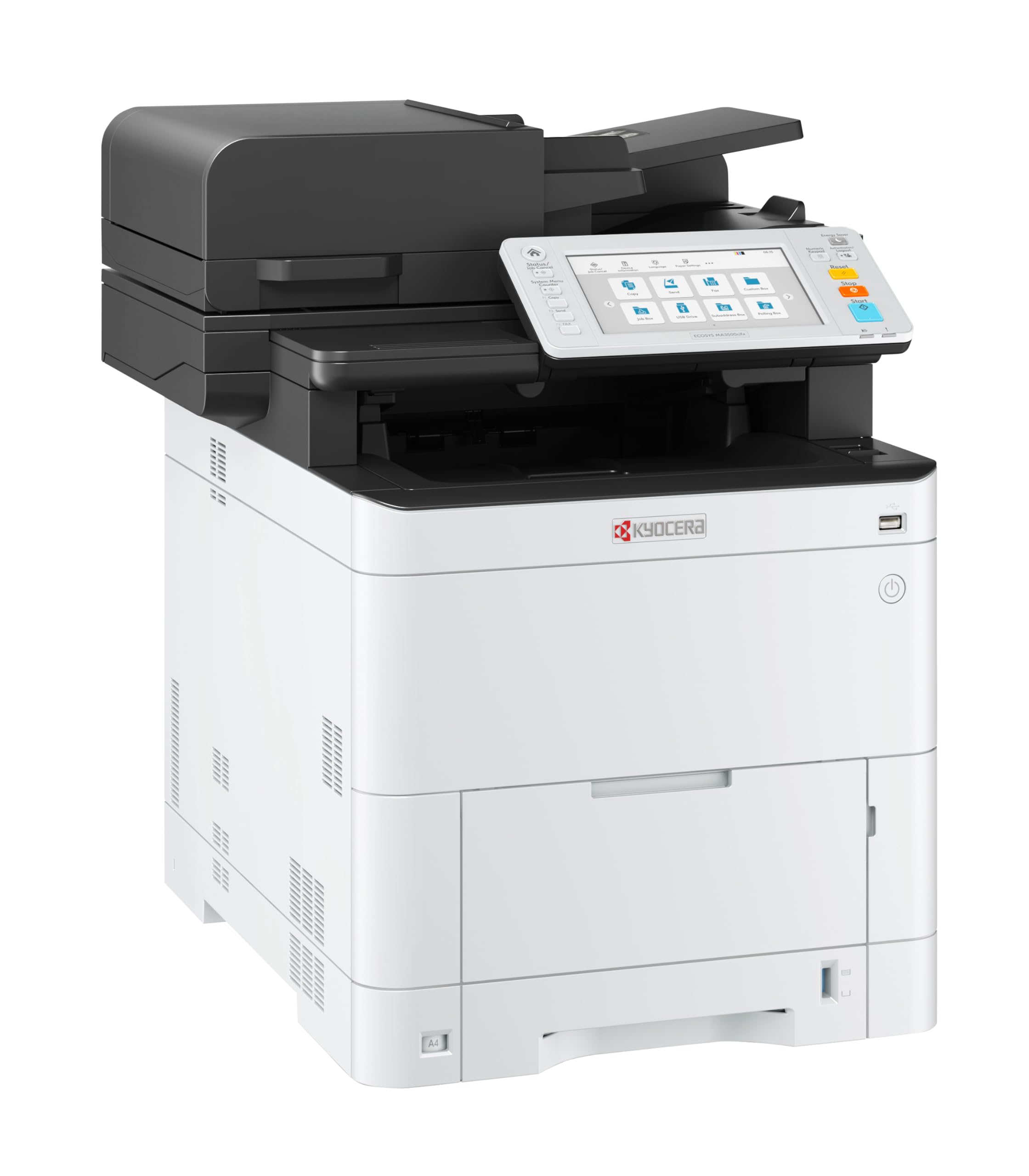 Kyocera Ecosys MA3500cifx Farblaserdrucker Multifunktionsgerät, Duplex, 35 Seiten pro Minute Drucker Scanner Kopierer, Faxen, Laserdrucker Multifunktionsgerät, Touchpanel, Gigabit LAN, Mobile Print 6