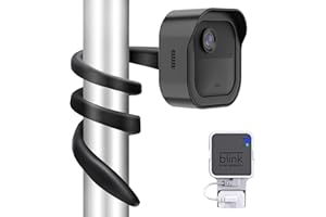 GRESUR All-New Flexible Twist Mount Compatible with Blink Outdoor (4th &3rd Gen), Weatherproof Protective Housing with Blink Sync Module Wall Mount (Black)