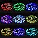Blue Wind IP65 Waterproof 5M/16.4 Ft RGB SMD 3528 LED Color Changing 300 LED Flexible Strip Light + 24 Key IR Remote Control+ 12V 2A Power Supply