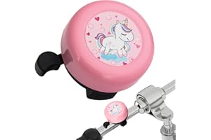 UVTQSSP Bike Bell for Kids Girls Bike Bell Kids Bike Accessories Bicycle Bell Bike Bells for Boys Girls with Loud Clear Sound Toddler Scooter Bells Cute Purple Star Fit 0.87" Handlebars