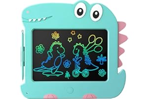 POICBOR LCD Writing Tablet Toddler Toys, 8.5 Inch Doodle Board Drawing Pad Gifts for Kids Games, Dinosaur Toy Drawing Board Christmas Birthday Gift, Drawing Tablet Toys for 2 3 4 5 6 7 Years Old