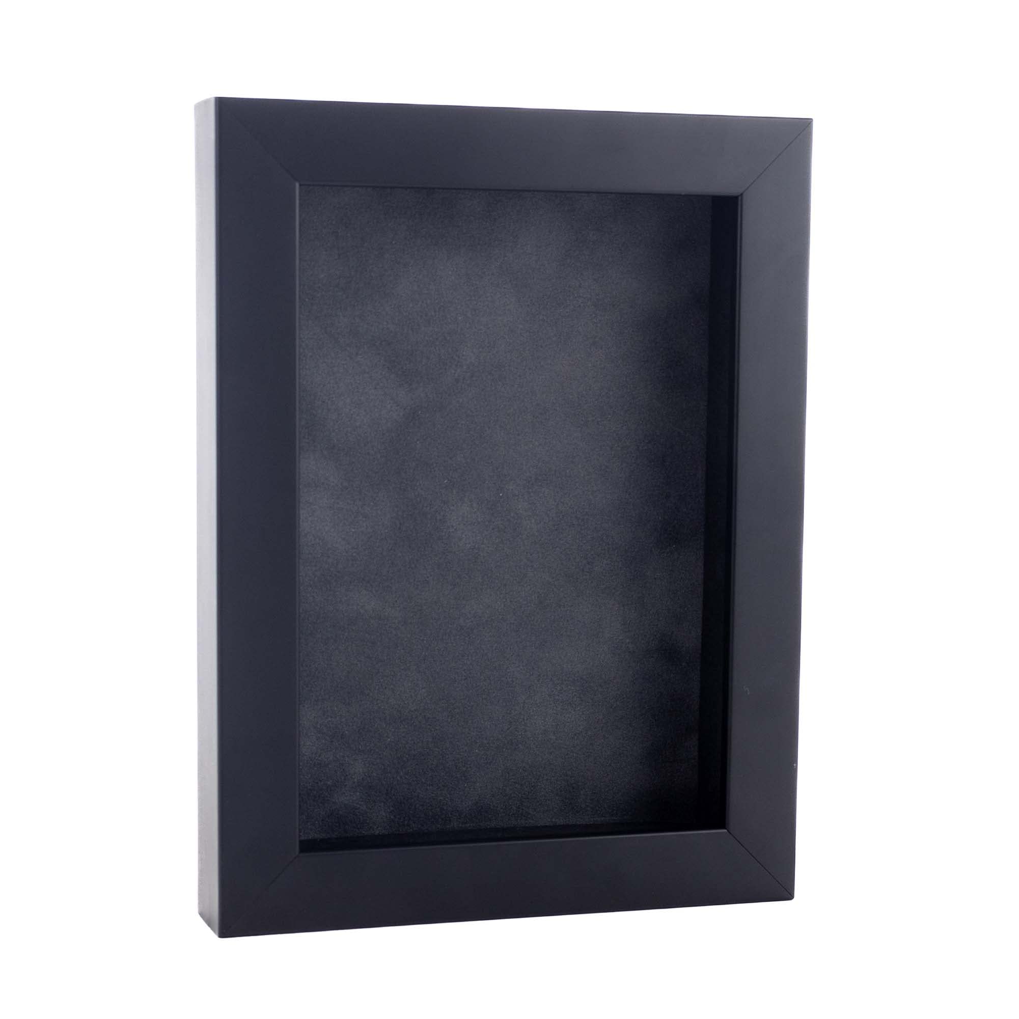 24x36 Shadow Box Frame Black Wood | with a