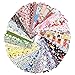 RayLineDo 15X Different Pattern Patchwork 100% Cotton Poplin Fabric Bundle Squares Of 2025cm Quilting Scrapbooking Artcraft Project Collection One