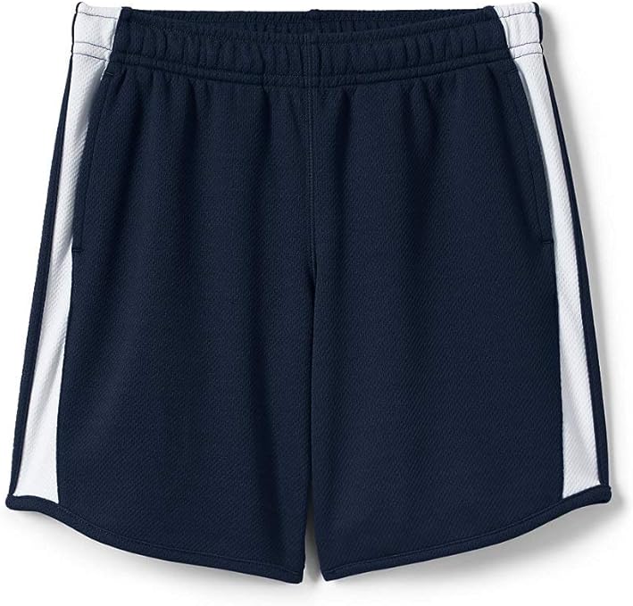 Lands' End School Uniform Girls Mesh Athletic Gym Shorts