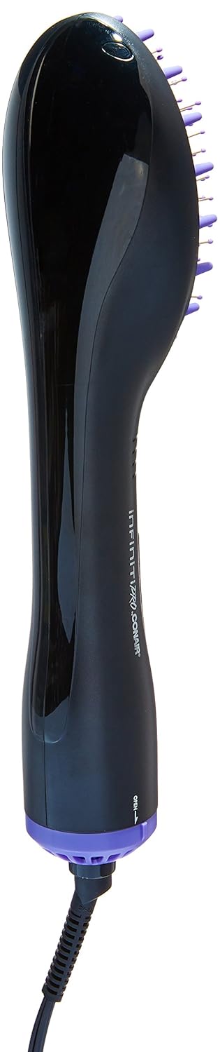 INFINITIPRO BY CONAIR Hot Air Paddle Brush Styler - for a smooth, frizz-free blowout : Beauty