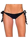 BODYZONE Women's Tie Side Scrunch Rio, Black, One