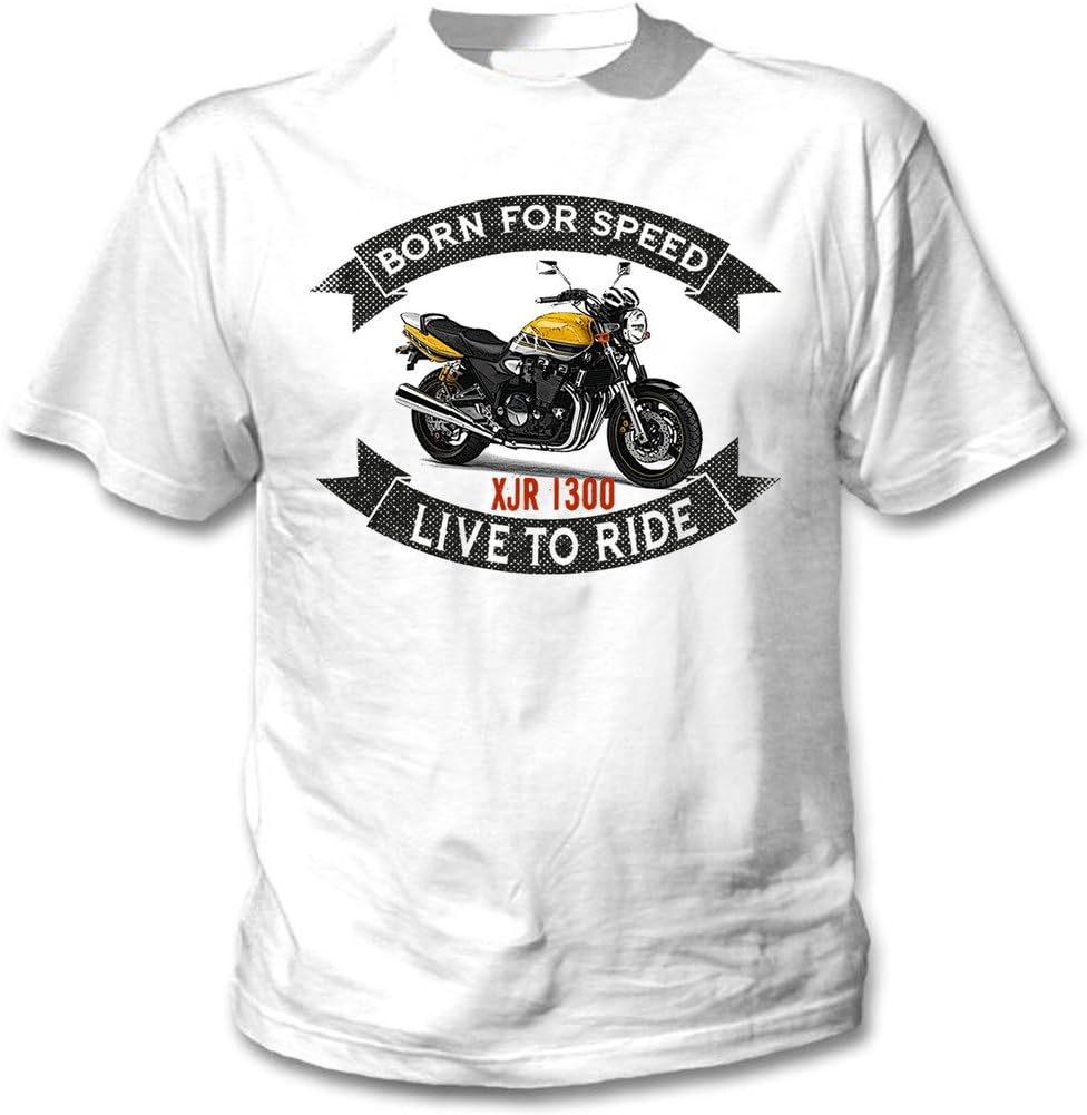 TEESANDENGINES Men's Yamaha XJR 1300 1 White T-Shirt