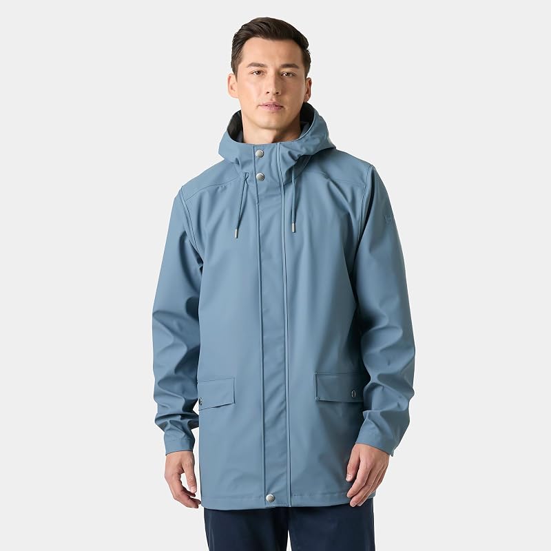 Men's Moss Rain Coat, Navy, S