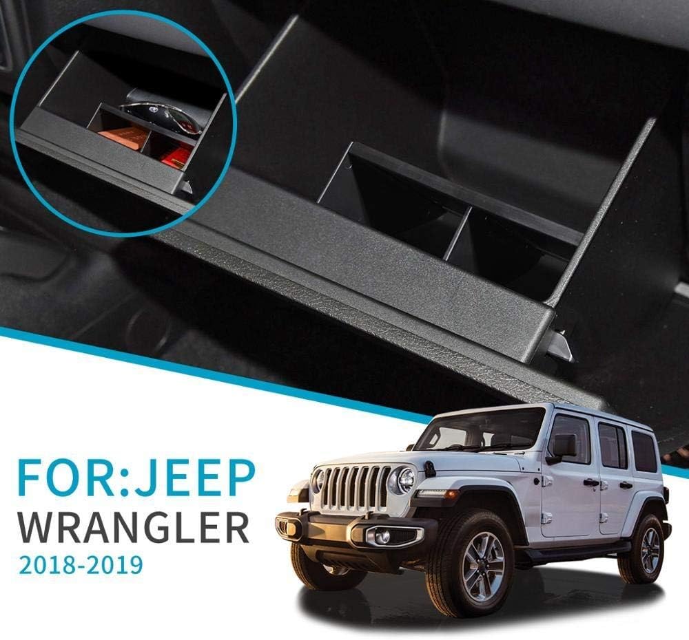 Storage Box Car Glove Box Interval Storage For JEEP Wrangler JL 2018 2019 2020 Sport Storage Console Tidying Box Central Storage Box (Color Name : Wrangler X)