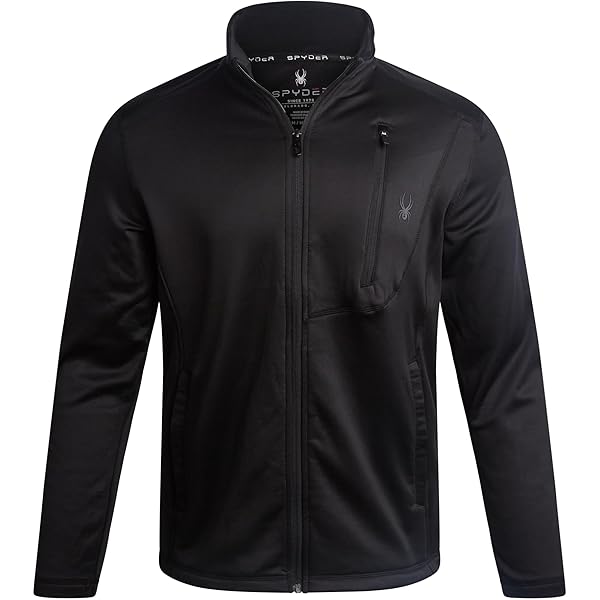 Amazon.com: Spyder Men's Raider Full Zip Sweater, Black-F20 Medium
