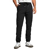 CRZ YOGA 4-Way Stretch Athletic Joggers for Men 30"/32" - Track Golf Gym Workout Hiking Pants with Pockets