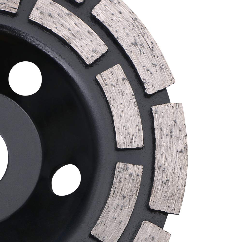 flintronic Diamond Grinding Cup Wheel, Universal 125mm Double Turbo Row for Concrete Granite, Natural Stone, Masonry - Image 5