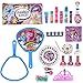 Townley Girl My Little Pony Mega Cosmetic Set with Lip Gloss, Nail Polish, Nail Gems, Hair Clips, Mirror and more