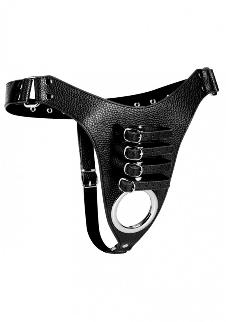 XR Brands Male Chasitty Harness, Black