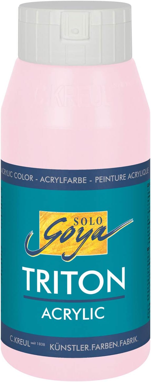 KREUL Solo Goya Triton acrylic basic light pink, 750 ml (Pack of 1)