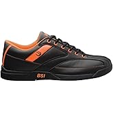 BSI Mens Sport Shoe - Lightweight Leather Bowling Shoes with Smooth Slide Sole for Men