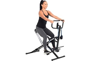 Exerpeutic TUG-N-Tight Squat Leverage Rowing Machine with MyCloudFitness App