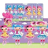 Lalaloopsy Rag Doll Childrens Birthday Complete Party Tableware Pack for 16