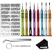 Paxcoo Eyeglass Repair Kit with 8 Pcs Magnetic Eyeglass Screwdrivers and Glasses Screws for Glasses, Eye Glass, Sunglass Repair